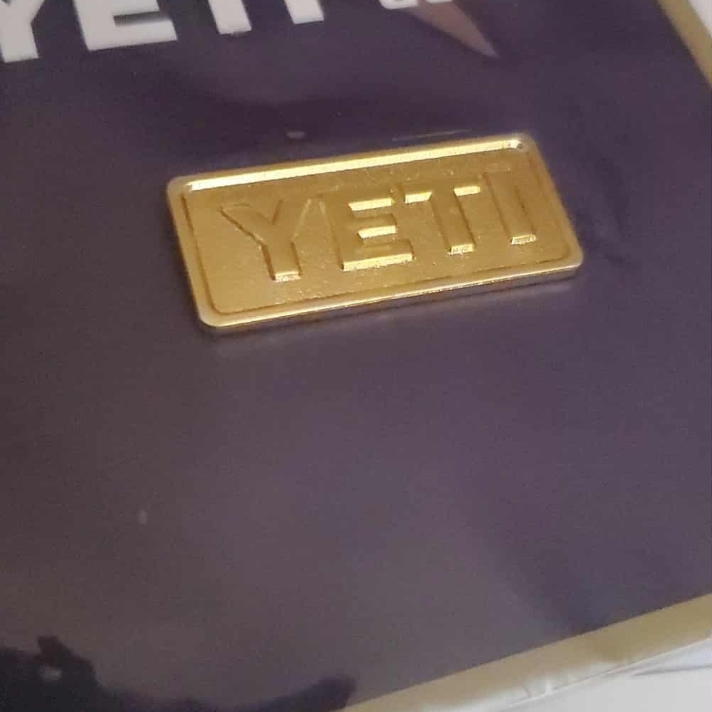 YETI Gold Field Guide Pins